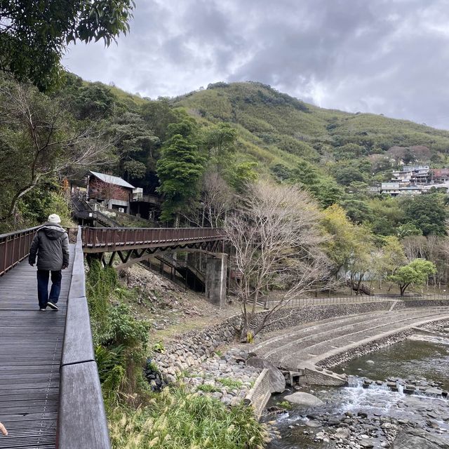 小烏來天空步道，天空繩橋，義興吊橋