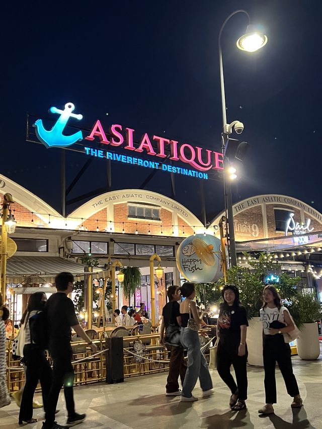 泰國🇹🇭曼谷河邊夜市😎Asiatique😗睇景摩天輪🎡