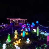 あけぼの山農業公園のクリスマス限定ライトアップ
