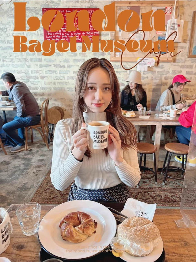 大行列の人気カフェ🤍オシャレで可愛いロンドンベーグルミュージアム🥳🥯☕️【韓国・ソウル】