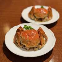 橫濱中華街 心龍食大閘蟹