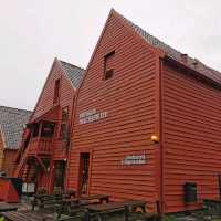 Walking along the alleys of Bryggen