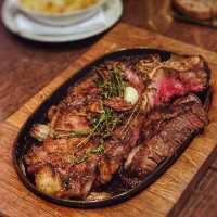 Steak by Wolfgang Puck!