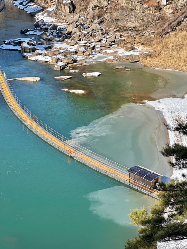 강원도 철원 한탄강 물윗길 얼음트레킹❄️