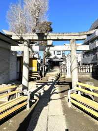 【北野神社西町天神/東京都】梅とカヤと銀杏に囲まれた神社