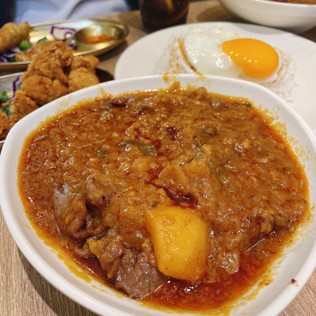 元朗咖喱名物🍛超惹味咖喱飯！