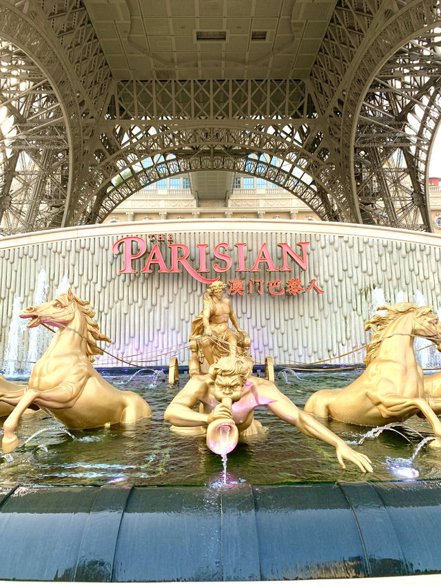 マカオ　マカオ観光　The  Parisian  Macaoでエッフェル塔を見てきたぞ！