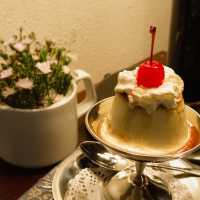 พุดดิ้งแสนอร่อยในบรรยากาศญี่ปุ่นที่ Heiwa Cafe