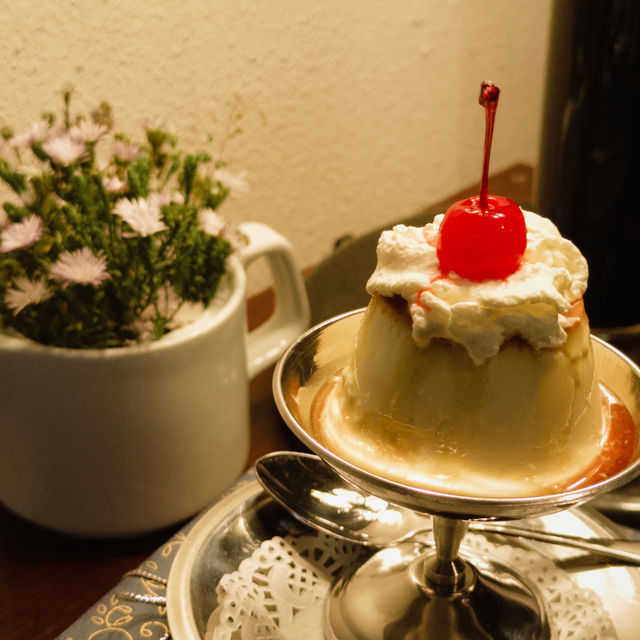 พุดดิ้งแสนอร่อยในบรรยากาศญี่ปุ่นที่ Heiwa Cafe