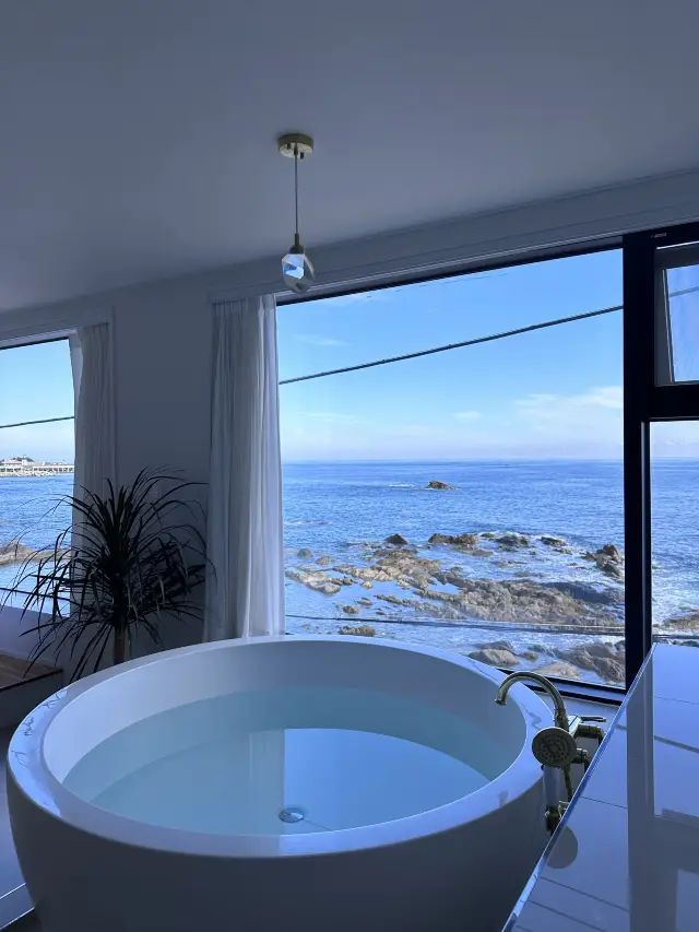 🇰🇷 首爾近郊江陵 韓國人氣海邊景點 🥰 超大浴缸加海景 🌊