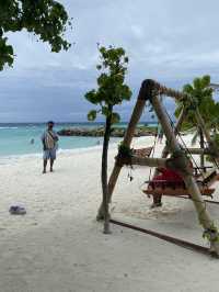 The ONLY bikini beach in Maafushi 👙