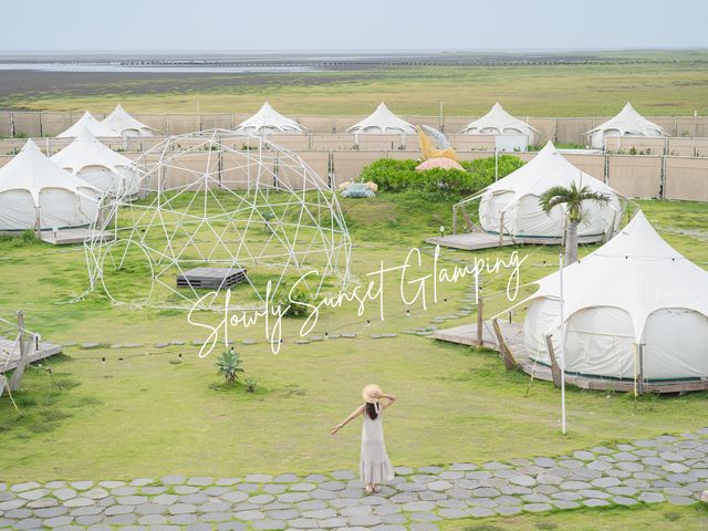 追夕陽、捉螃蟹.ᐟ 全台唯一濕地豪華露營