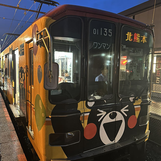 熊本電鐵上熊本站列車體驗😘