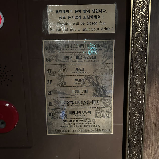 【韓国旅行】魔法界の世界が広がる！非日常空間カフェ☕️