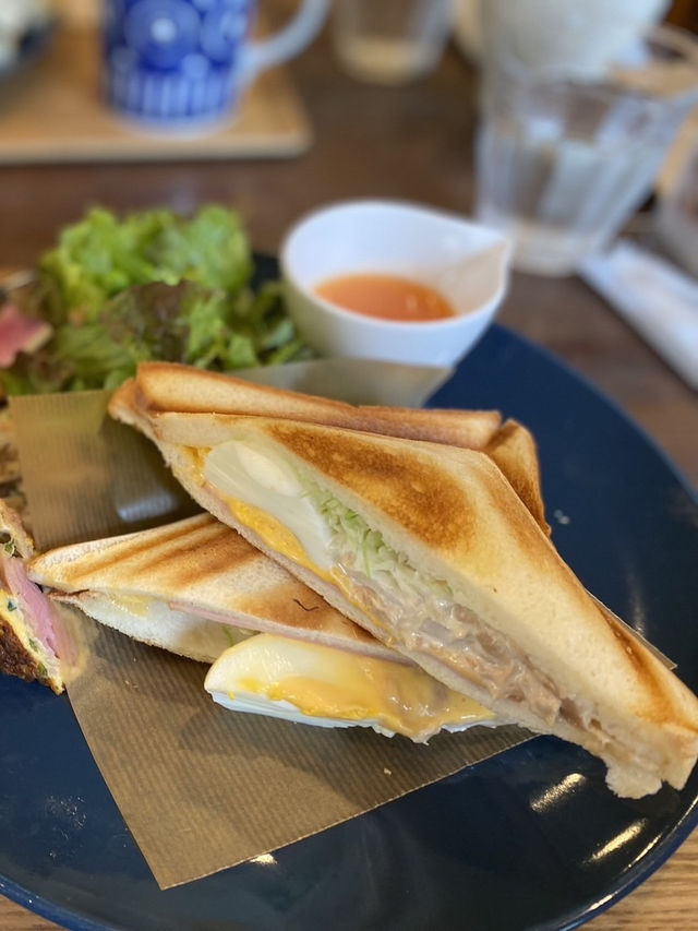 【福岡カフェ】自家焙煎珈琲とホットサンドが美味しいお店☕️