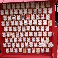 うさぎの絵馬が可愛すぎる🐰神社⛩️