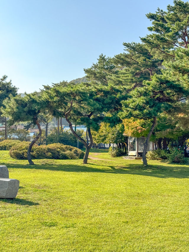 역사를 둘러 보는 공원 ’반죽동 당간지주‘