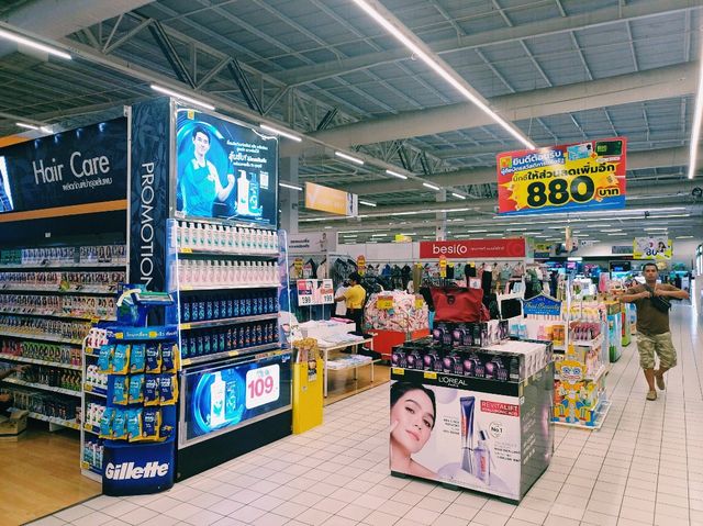 【泰國】芭提雅最大超市賣場商場Big C Extra Central Pattaya，購買泰國特產好去處，滿兩千泰銖以上可辦退稅