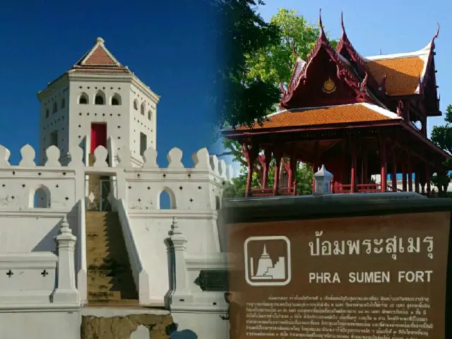 邀請爸爸參觀金山寺堡壘和 Santi Chaiprakan 公園