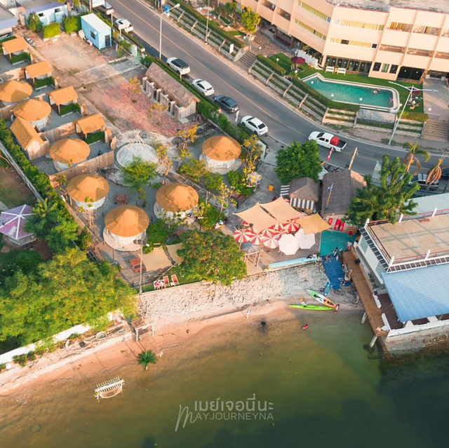 เที่ยวบางแสนแบบนอนเต๊นท์ มันจอยมากวิวดีสุดๆ