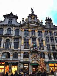 🎄🇧🇪Beautiful Square in Brussels Belgium🇧🇪😍