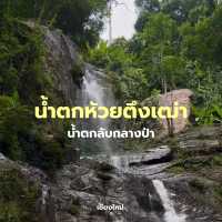 น้ำตกห้วยตึงเฒ่า: น้ำตกกลางป่าในเชียงใหม่ 🌳