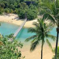 🏝️ Paradise Found: Palawan Beach, Singapore! 🌊