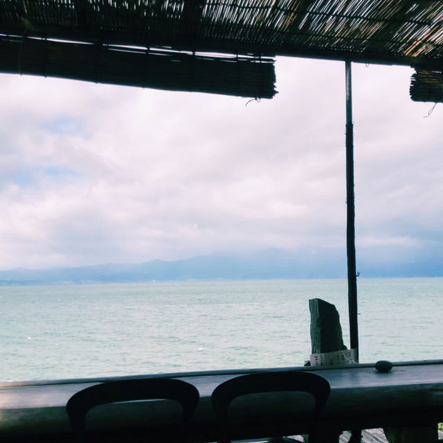 琵琶湖を一望できる絶景カフェ🌊☕️