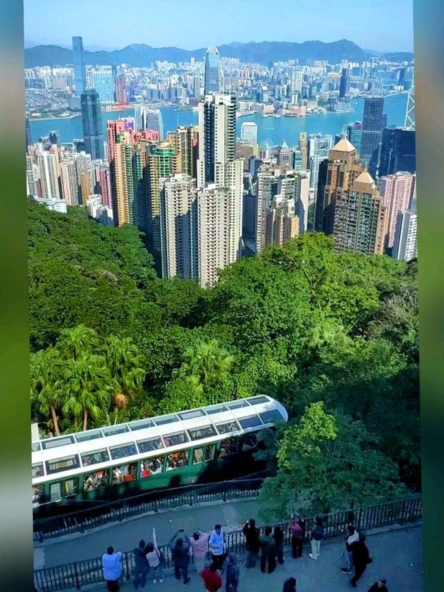 Victoria Peak, a breathtaking views of Hong Kong's skyline. 