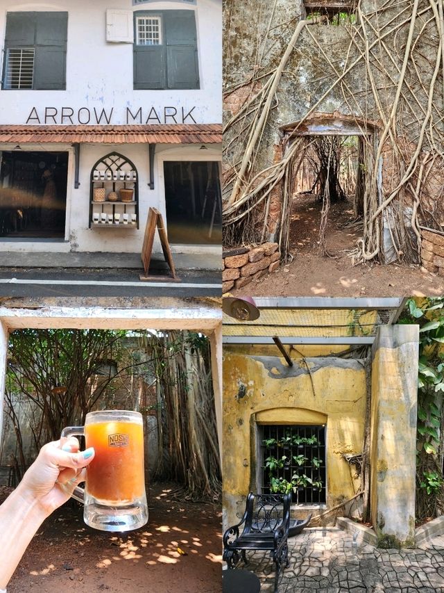 【コチ/インド】テラスがお洒落なカフェ☕Nosh Haus  Arrow Mark
