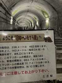 地底へ続く階段の先に待つ、異世界のような無人駅