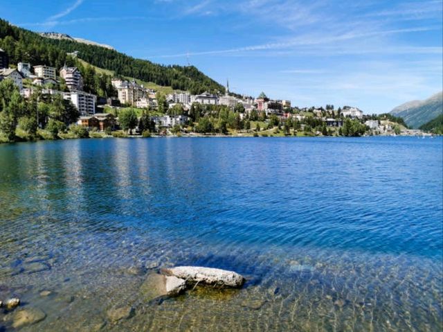 St. Moritz, Switzerland: A luxury alpine resort town!