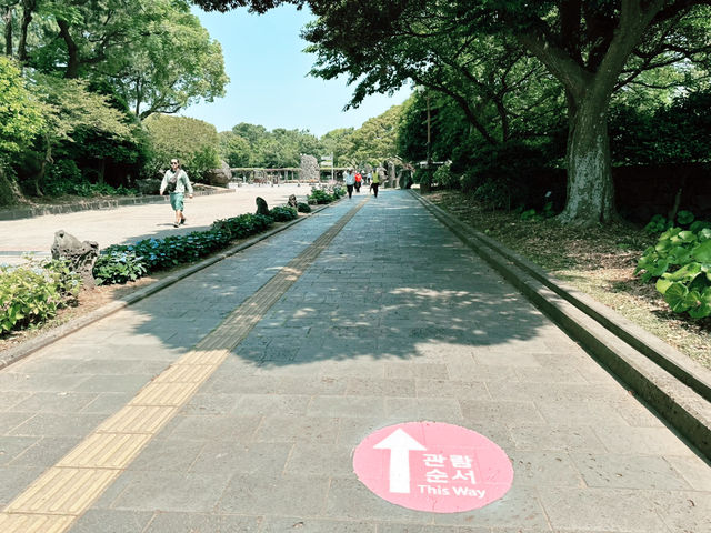 제주산 자연석 조각품