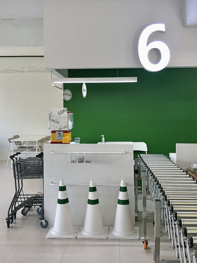 커피를 카트에 담아주는 마켓 컨셉의 구월동 카페☕️🛒