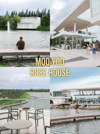 Moo Yoo Rose House คาเฟ่นครปฐมริมทะเลสาบ✨