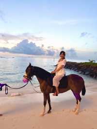 馬爾地夫🇲🇻海邊騎馬初體驗