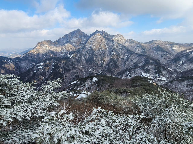 도봉산의 사계절