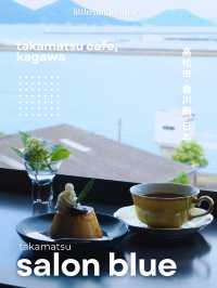日本香川縣高松市海景cafe ｜邊用餐邊欣賞當地藝術品
