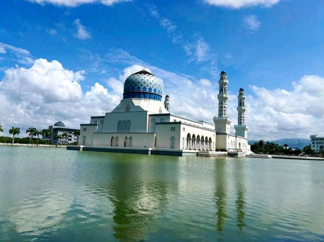 Kota Kinabalu's Architectural Marvel Floating On Sea