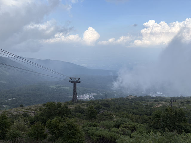 那須高原ロープウェイで山登り気分
