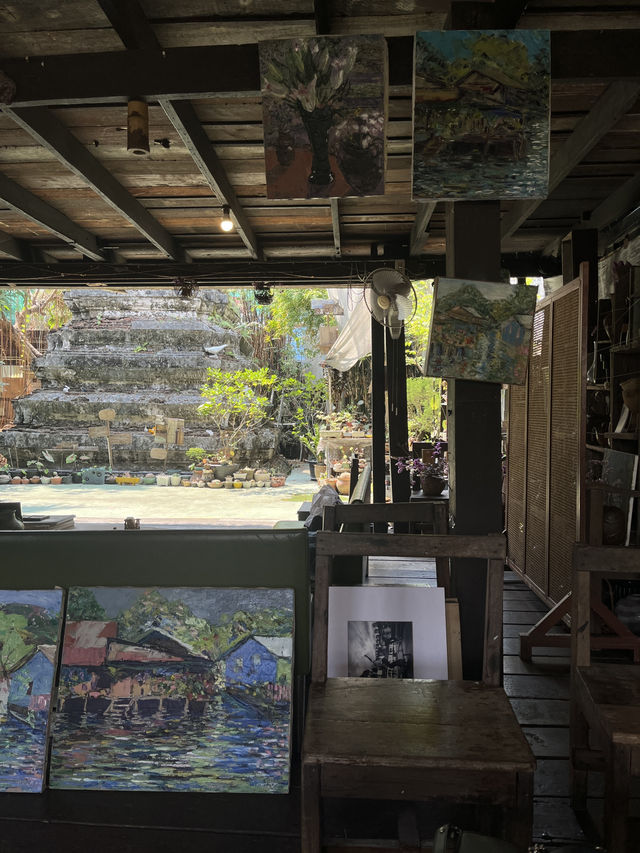 วาดรูป ร้อยลูกปัด📍 บ้านศิลปินคลองบางหลวง!