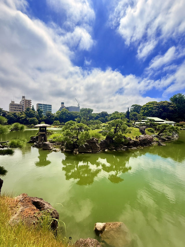 東京｜東京最美的清澄庭園 三菱創辦人的插柳成蔭