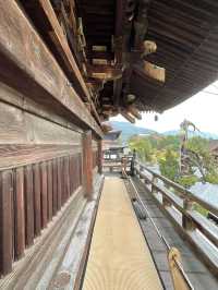入母屋造の楼門 山門外からの景色が素晴らしい