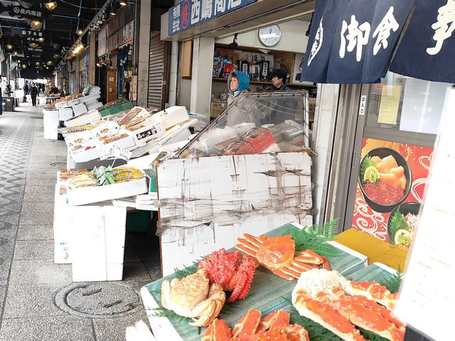 Nijo Market (ตลาดนิโจ)บุกตะลุยกินปูยักษ์ที่ซัปโปโร Nijo Market (ตลาดนิโจ)บุกตะลุยกินปูยักษ์ที่ซัปโปโร