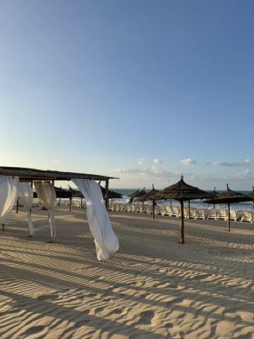 チュニスのガマルトビーチとメディナ、そしてラグジュアリーホテル