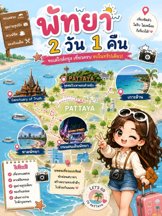  芭達雅 2 天 1 夜，輕鬆玩透透 