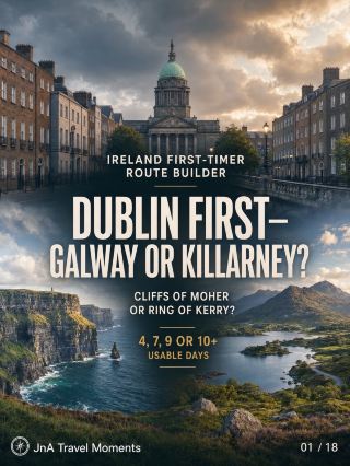 Ireland First-Timer Route Builder: Dublin First—Galway or Killarney?