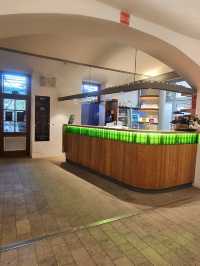 One of the most famous hostel in Ljubjana Slovenia ex prison hostel very unique design.