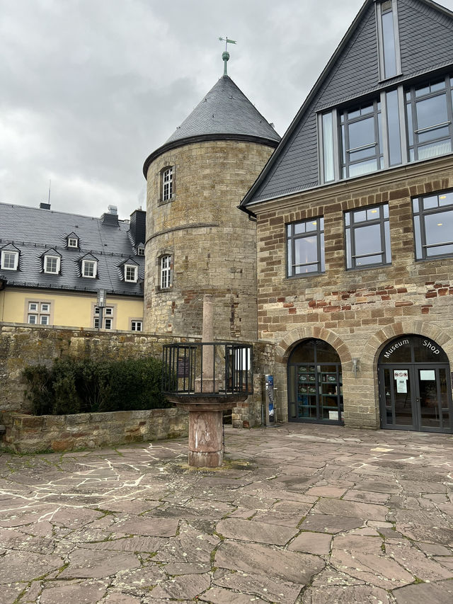 A fortress in the clouds — welcome to Schloss Waldeck, where history meets horizon 🇩🇪🏰🌅