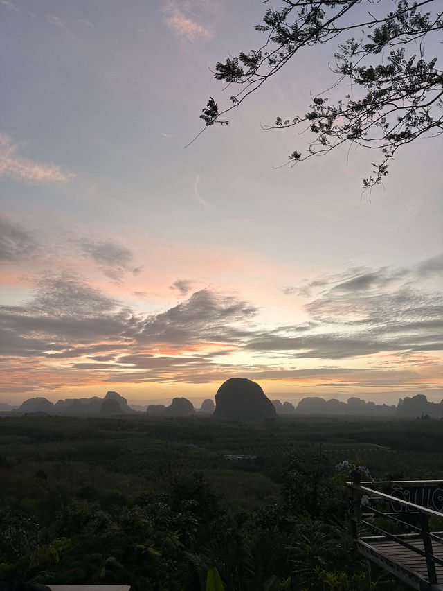 Sunrise view to die for